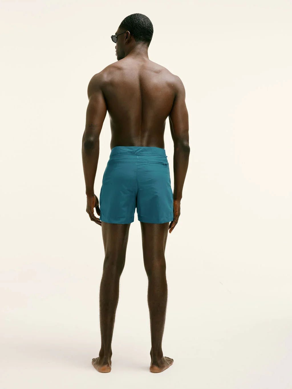 Smart Original Swim Shorts in Steel Blue - Lewis James