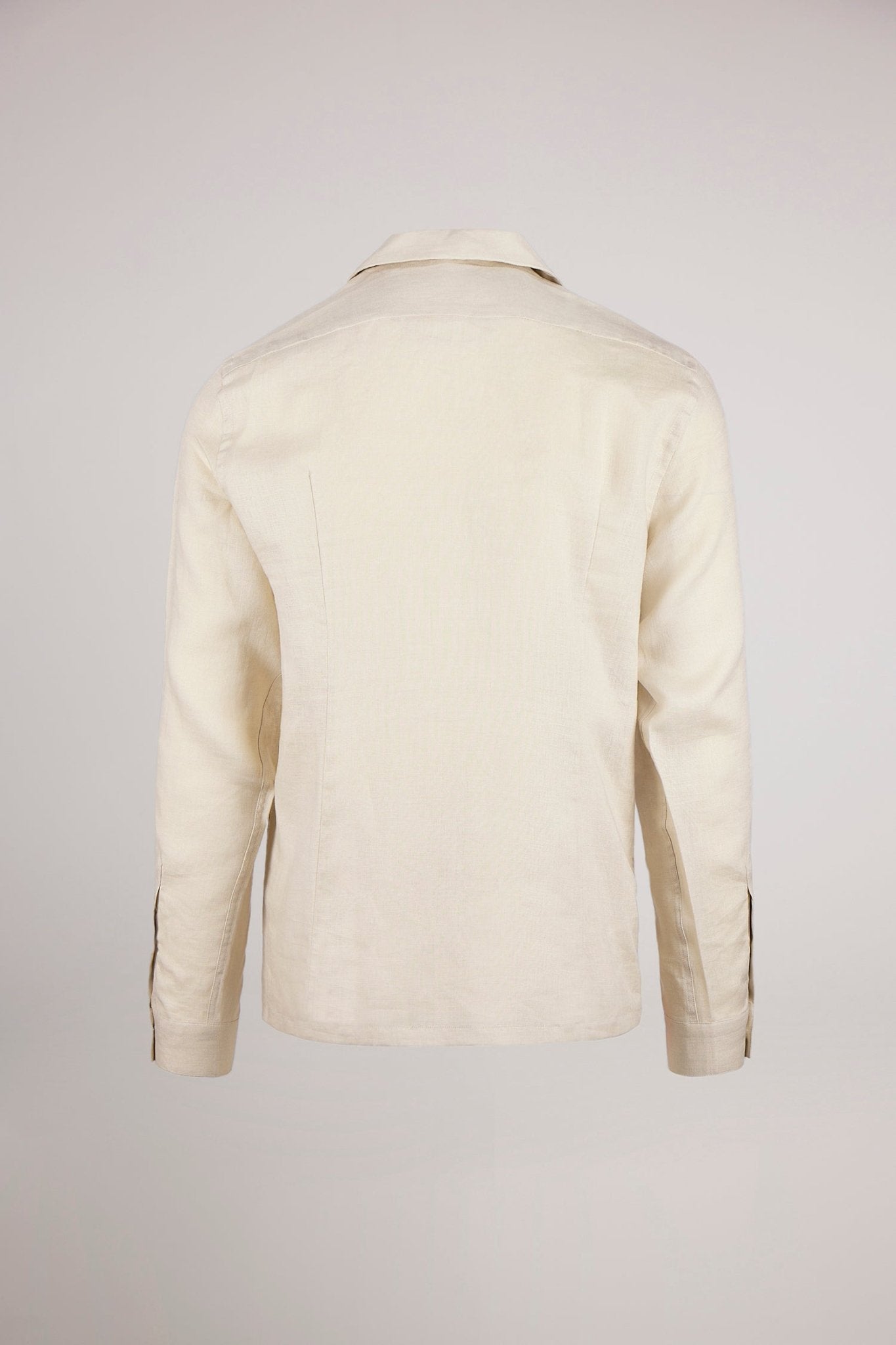Stone Arista Linen Shirt - Lewis James