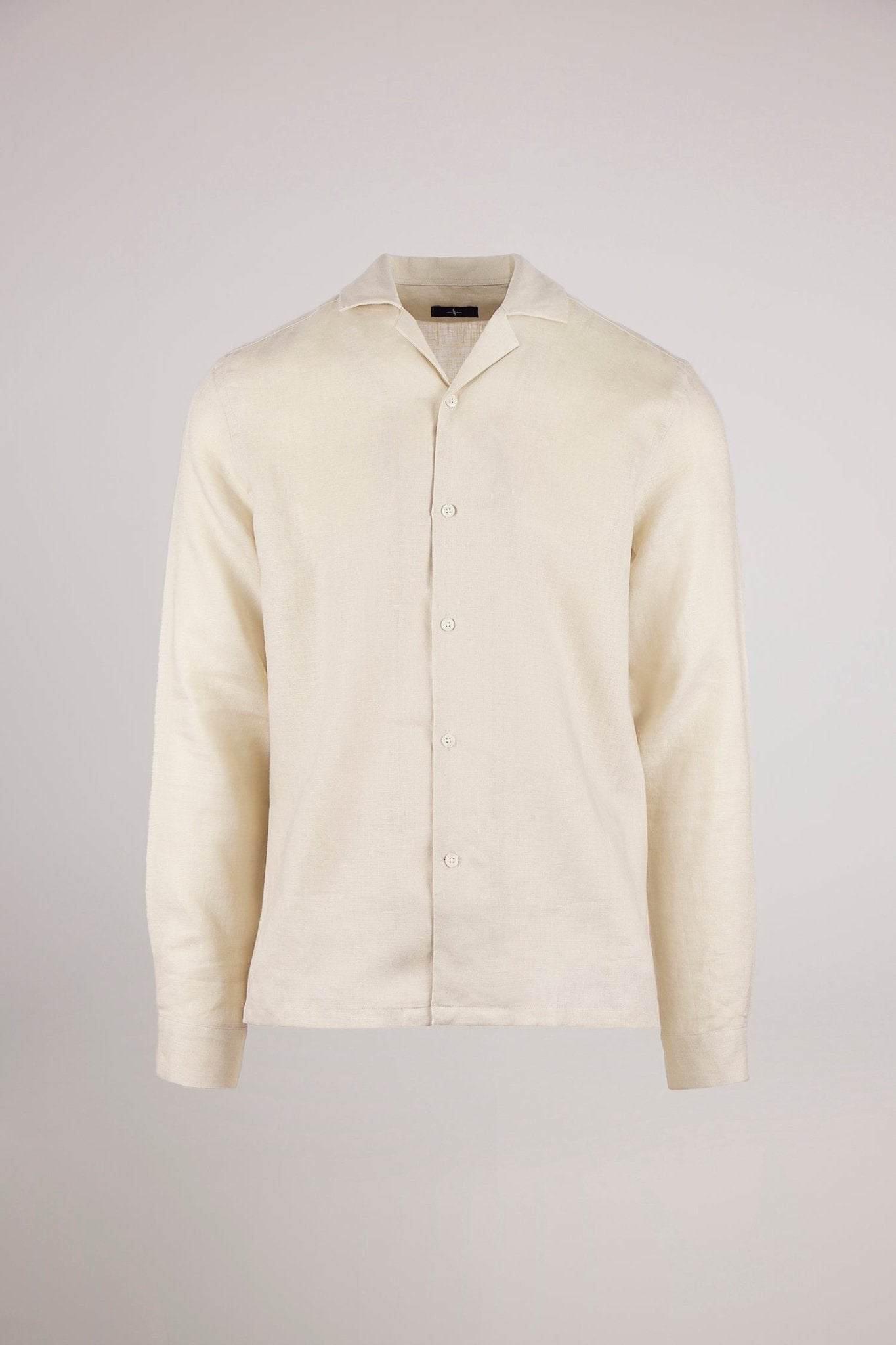 Stone Arista Linen Shirt - Lewis James